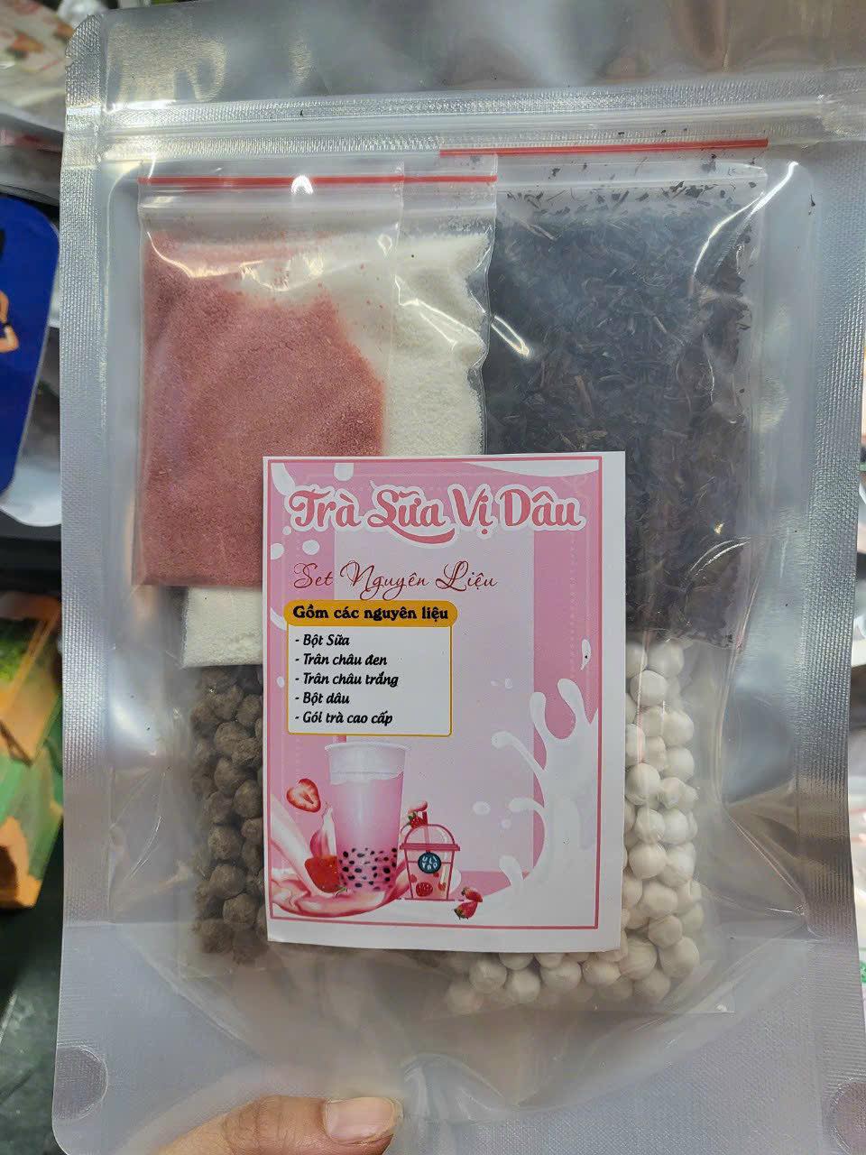 sét trà sữa - 8 vị trà sữa