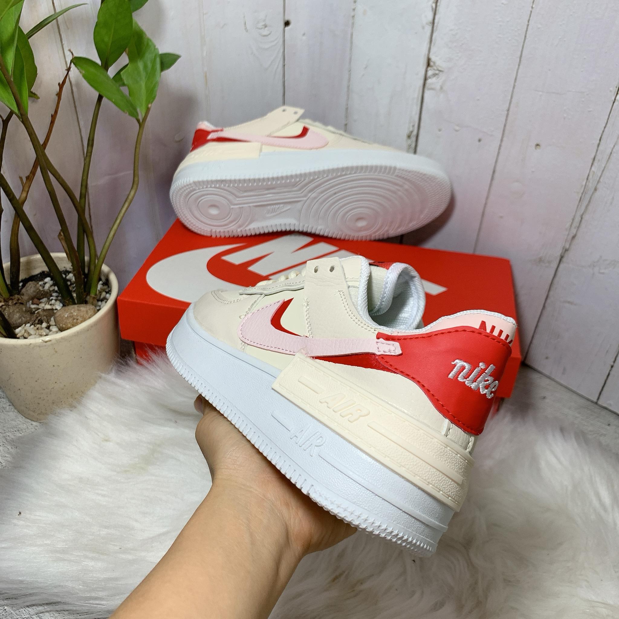[HCM]Giày Nữ Sneaker Air-Force-1-Shadow 2020 Chất Lượng Cực Chuẩn [ Full Box]