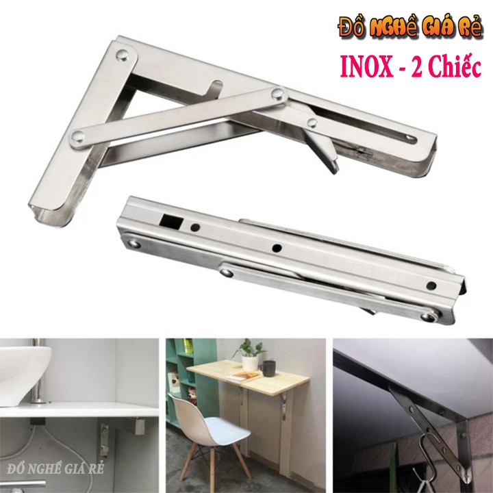 >> BÁO GIÁ BỘ GIÁ ĐỠ KE BÀN GẤP TREO TƯỜNG THÔNG MINH THÉP KHÔNG GỈ MAI LEE - HÀNG CHÍNH HÃNG | Shopee Lazada Sendo Tiki mới nhất 178 Bản Lề Gập Thông Minh INOX - Bộ 2 Giá Đỡ EKE Chân Bàn Gấp Gọn Treo Gắn Tường Chịu Lực 70Kg Dài 25 30 40cm
