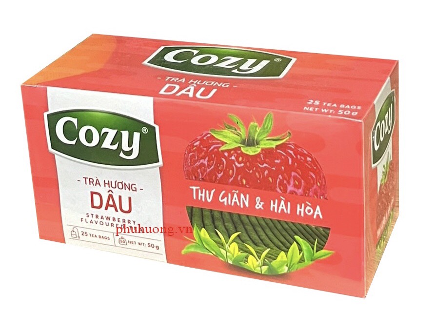 Trà Hoa Qủa COZY ICE TEA Hòa Tan Đủ Vị ( Hộp 18 gói x 15gr)