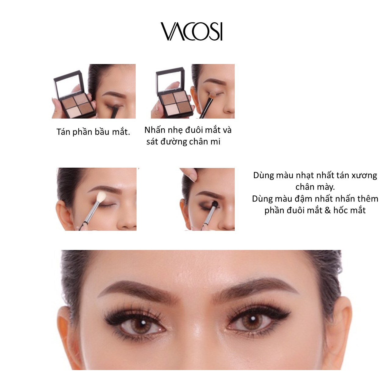 Cọ Mắt VACOSI Eyeshadow Brush - E2E / E12 / E14 Cọ Phấn Mắt