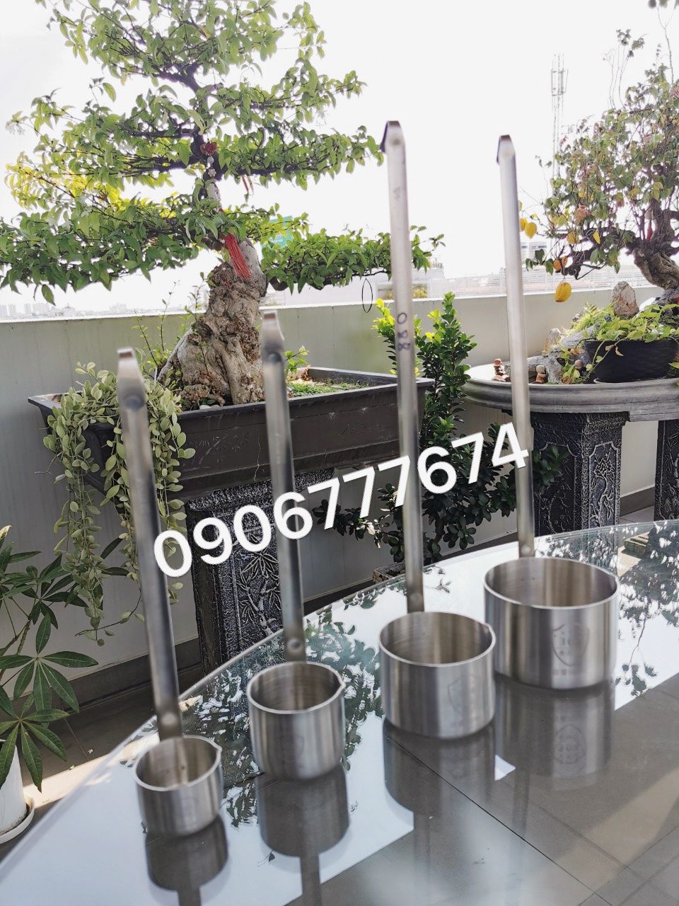 Gáo múc rượu/ gáo múc nước sót/múc gia vị inox 304 dày xịn