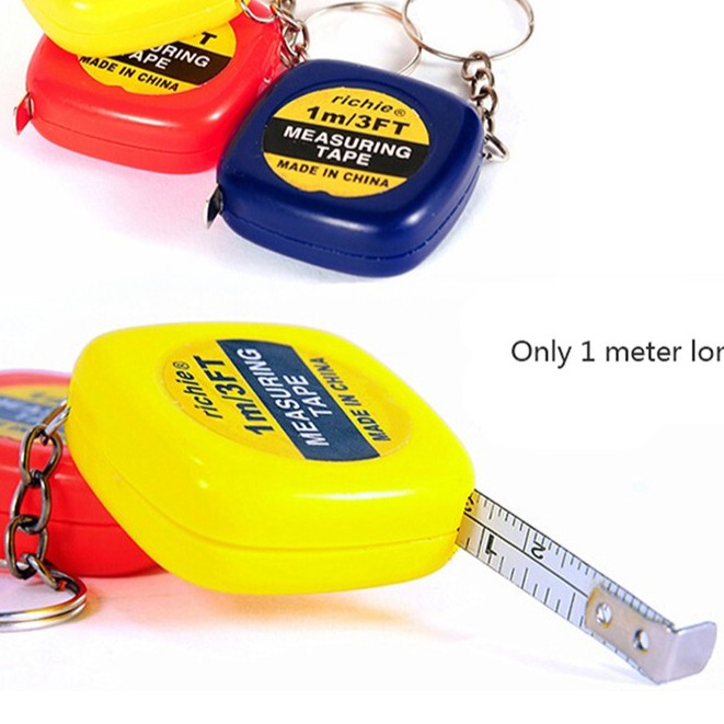 Thước Mini Dài 1M Kiêm Móc Khóa