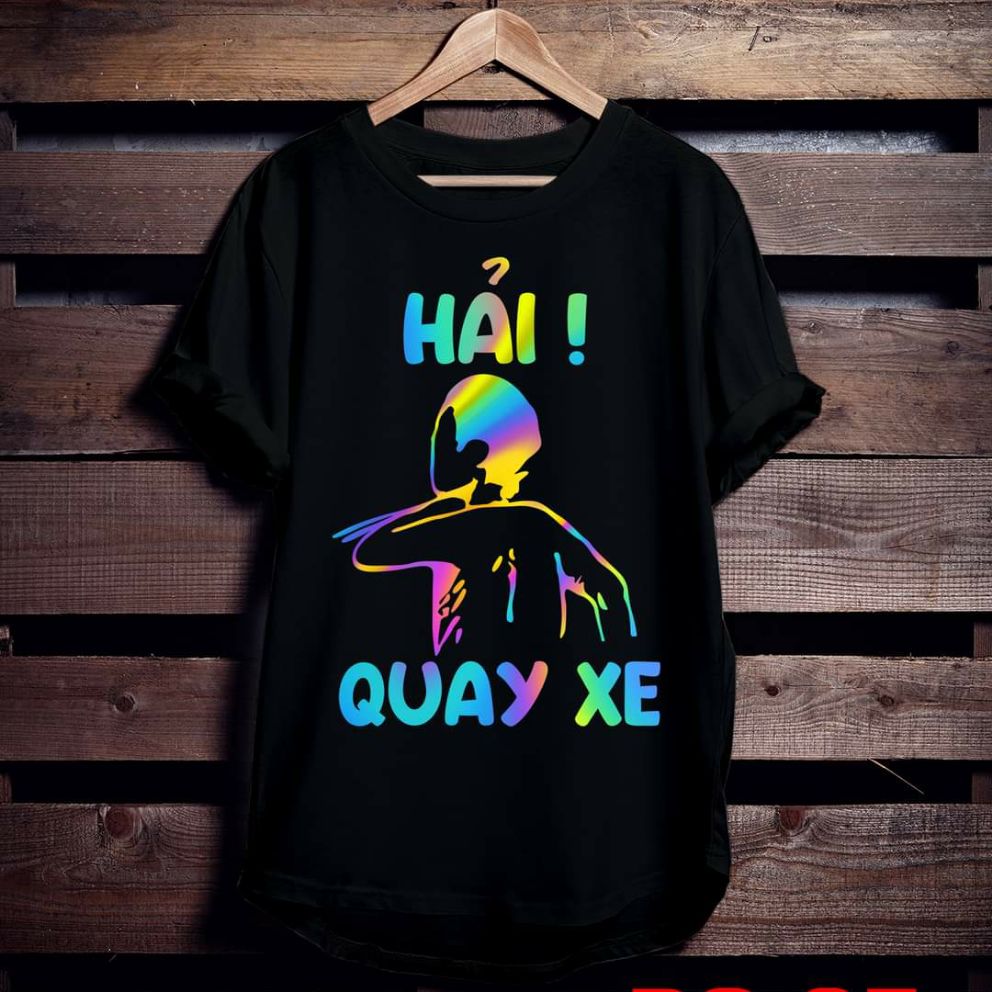 [HCM]Áo thun TAY NGẮN phản quang 7 màu Hải quay xe mẫu 2 (CHỤP FLASH)(TAY LỠ IB)