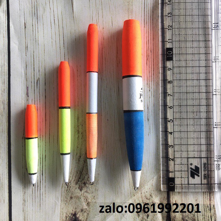 Bộ 5 Phao Mút Câu Cá Đủ size-PHAO CÂU CÁ