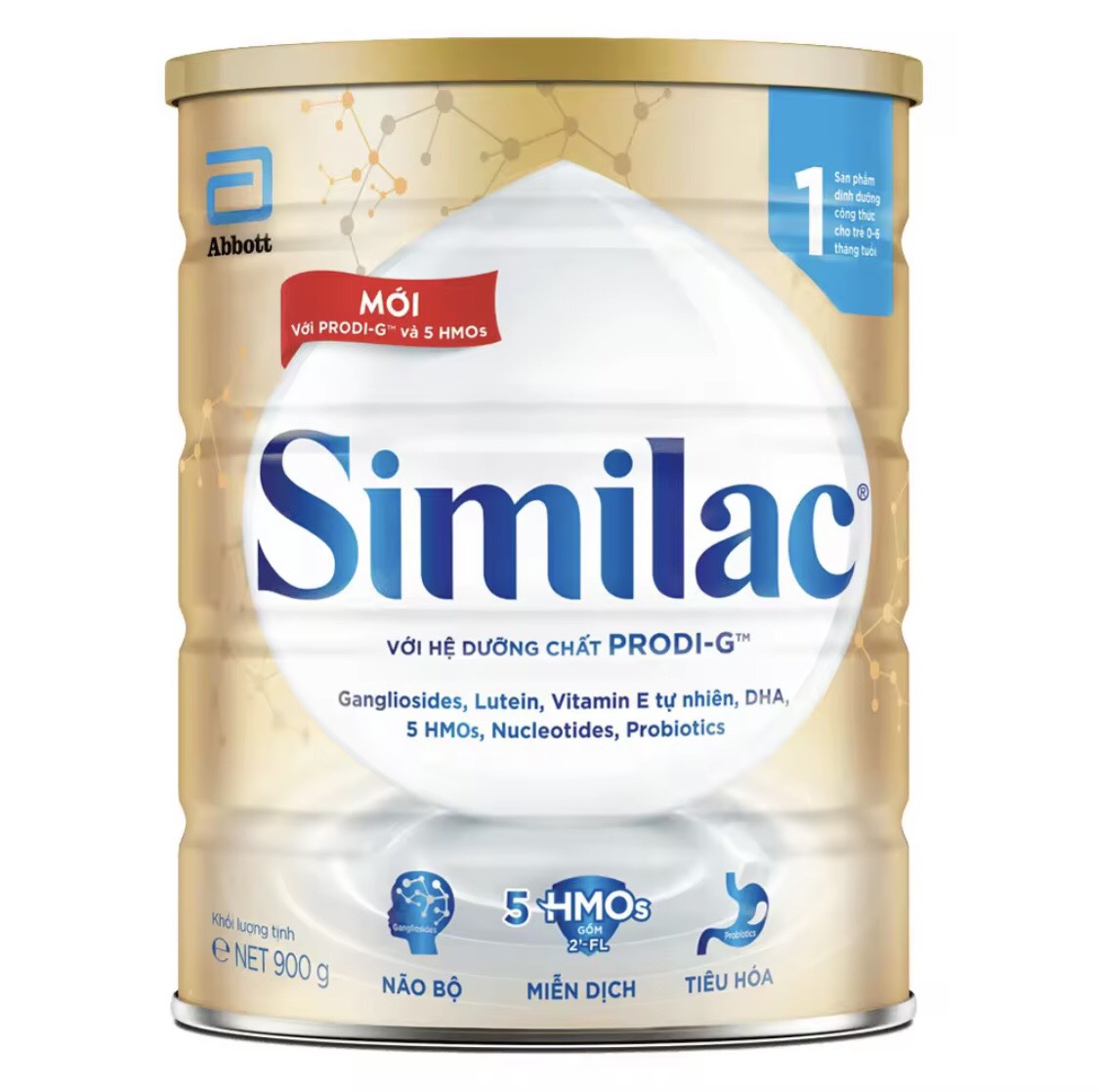 Sữa bột abbott similac lon số 1/2/3/4 900g