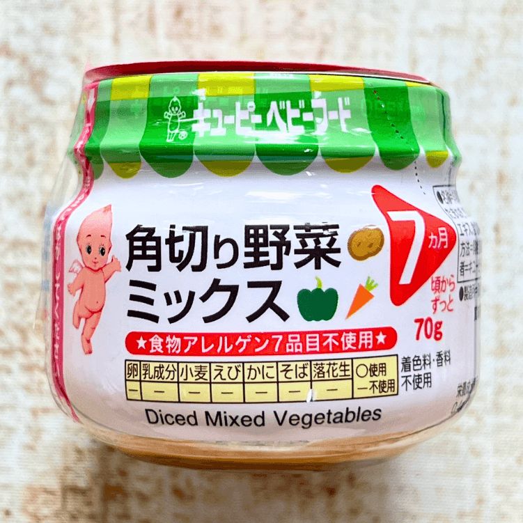 ĐỒ ĂN DẶM Kewpie dành cho bé (5 tháng đến 7+ tháng tuổi) 70G