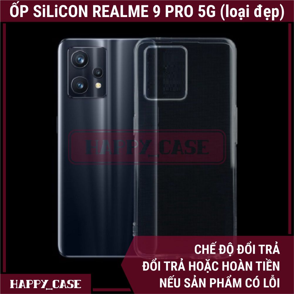 Ốp Lưng Điện Thoại Realme 9 Pro 5G (Loại Đẹp) Thin Transparent Silicon
