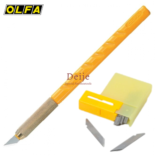 Dao trổ thủ công Olfa AK-1 Nhật Bản (kèm hộp lưỡi dao KB 25 lưỡi)