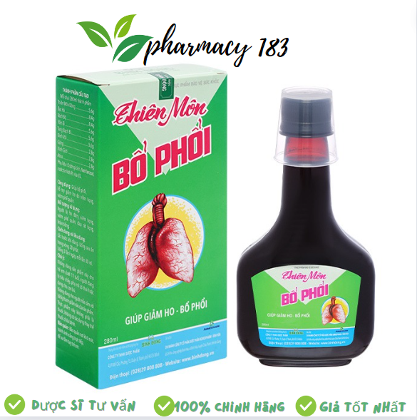 [Hoả Tốc Q1] Thiên Môn Bổ Phổi Bình Đông 280ml