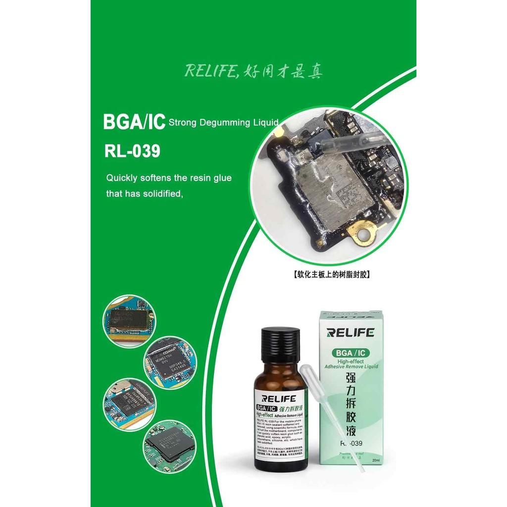 Dung dịch tẩy keo IC/BGA  RELIFE RL-039