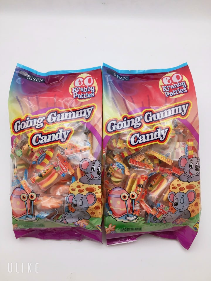 Kẹo dẻo hương trái cây Risen 600gr