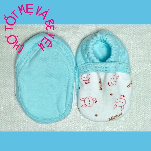 [HCM]GIÀY VẢI CHO BÉ SƠ SINH-7KG COTTON CAO CẤP (giày vải giữ ấm chân cho bé)