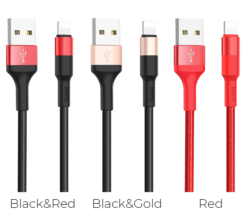 Cáp sạc Hoco X26 cho iPHone (lightning) (1 Mét) màu ngẫu nhiên