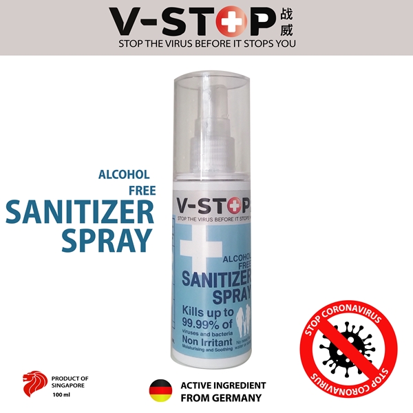 Xịt khử khuẩn, diệt virus không dùng cồn VSTOP 100ml