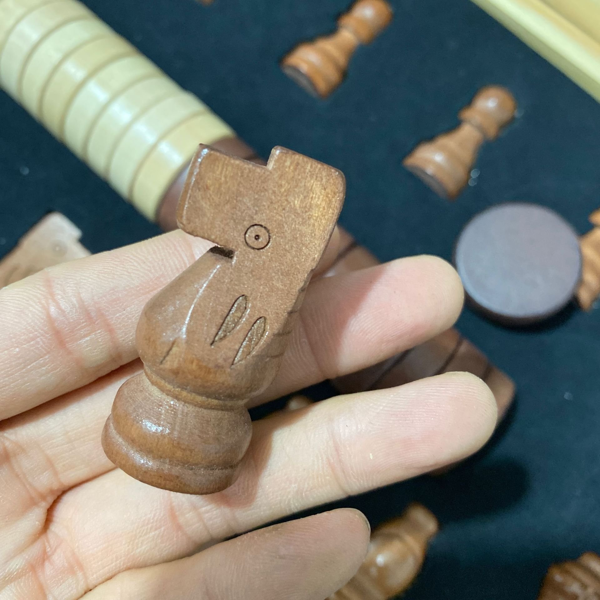 Bộ Cờ Vua Gỗ sồi xuất Mỹ Cao cấp (có nam châm và ko có nam châm)