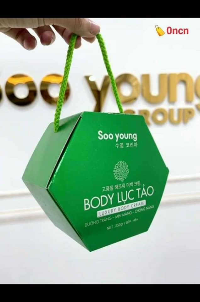[Chính Hãng] KEM BODY TẢO LỤC SOO YOUNG HÀN