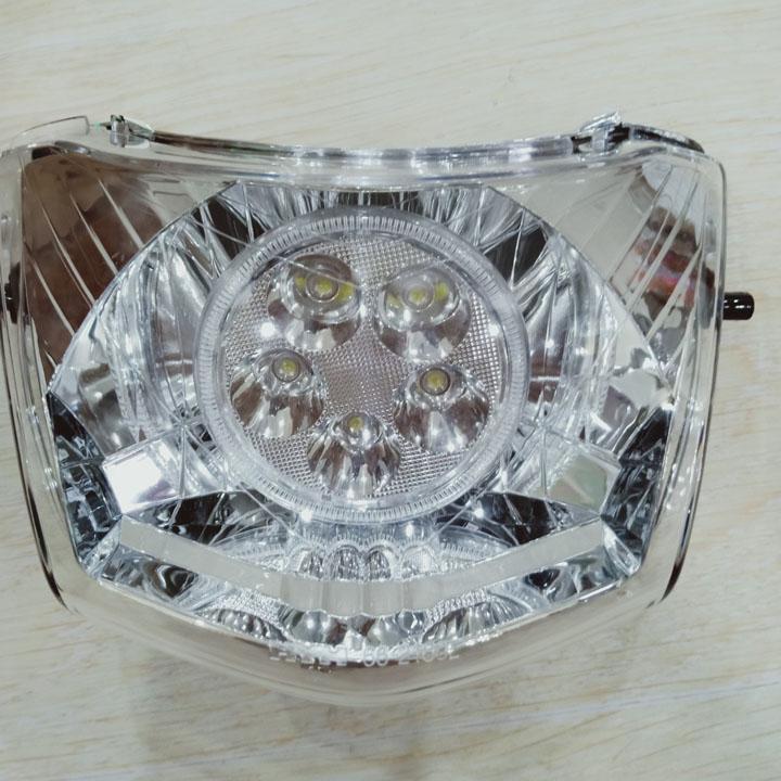 Bộ đèn pha LED xe WAVE RS, WAVE A, WAVE S100 với thiết kế 5 bóng siêu sáng G372