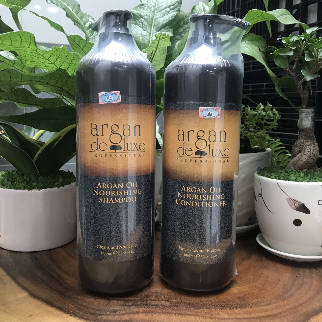 Dầu gội phục hồi tóc hư tổn Argan Deluxe Shampoo 1000ml