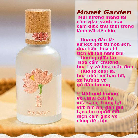 Nước Hoa Body Mist Nắp Gỗ Mẫu Mới 50ML