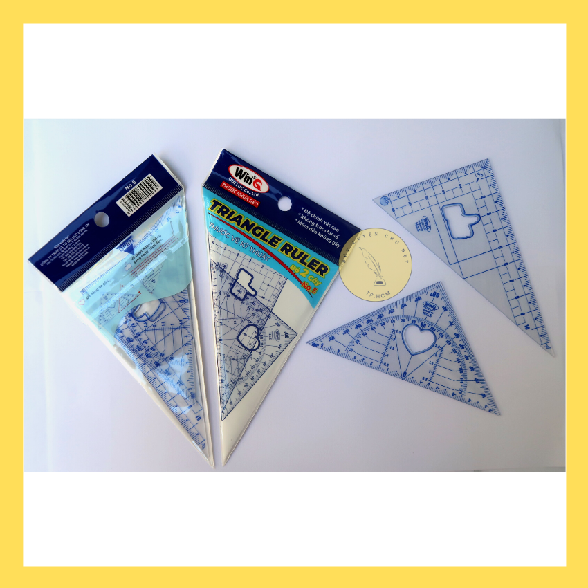 Set 2 thước eke Winq No. 5