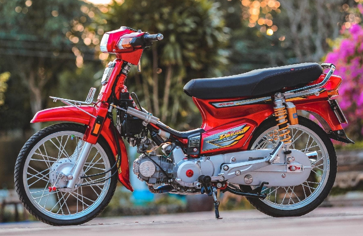 Tem rời super dream đỏ đen