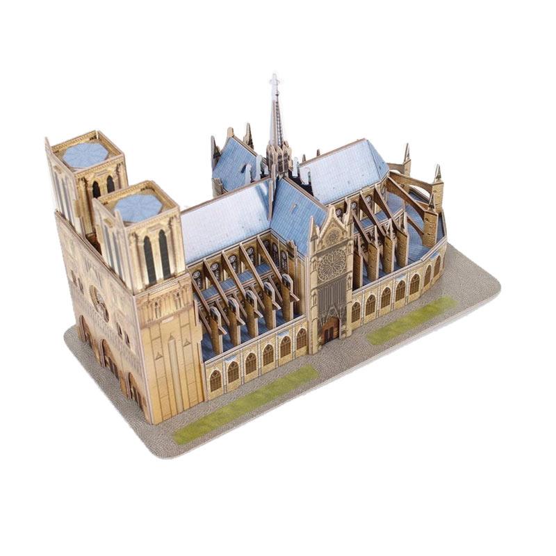 Mô hình giấy 3D CubicFun - Nhà Thờ Đức Bà Paris C242h