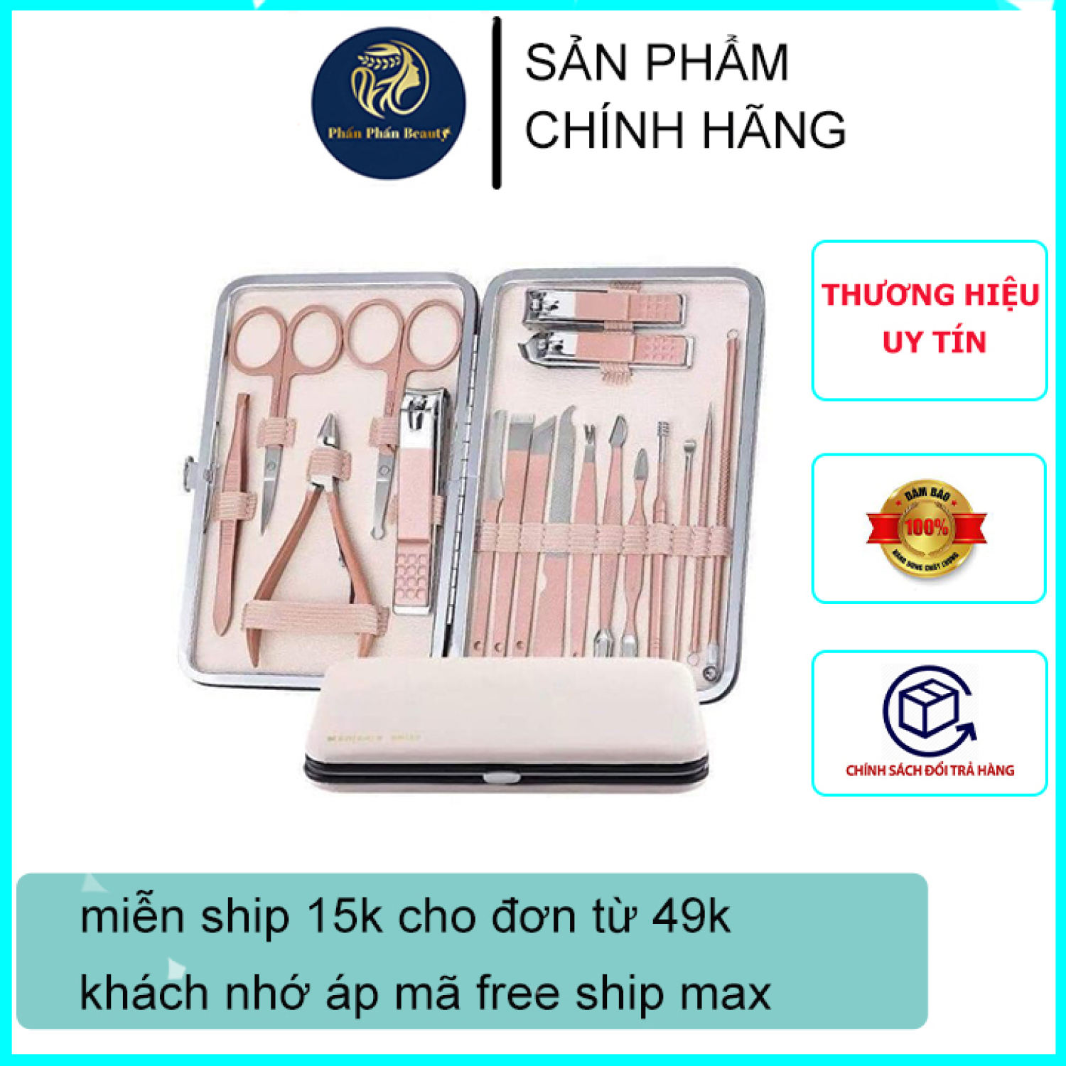 Bộ kiềm cắt móng set 18 món cho cả gia đình