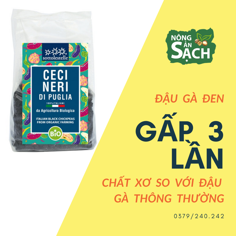 400G ĐẬU GÀ ĐEN HỮU CƠ NHẬP KHẨU Ý