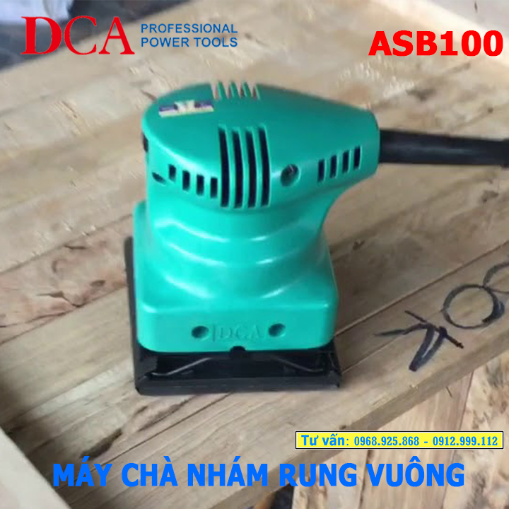 Máy Chà Nhám Rung Vuông DCA ASB100