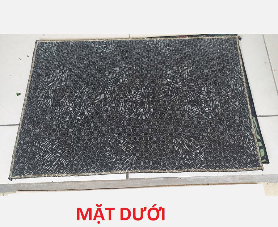 Combo 2 thảm chùi chân mặt nỉ dùng trong nhà