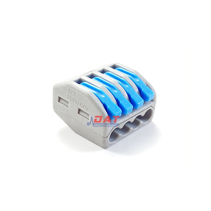 Cút đầu nối dây điện 4 lỗ pct-214