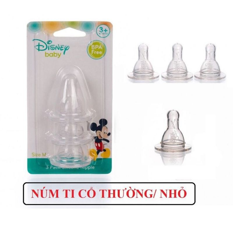 Núm Ty Bình cổ thường Silicon Disney Thái Lan DN2834