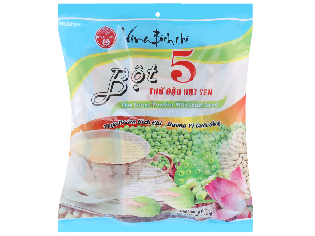[350g] BỘT 5 THỨ ĐẬU HẠT SEN [VN] BÍCH CHI Five Bean Powder with Lotus Seed (btn-hk)