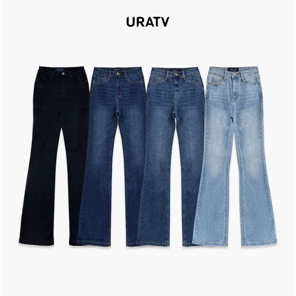 Quần jeans ống loe dáng dài V2 URATV