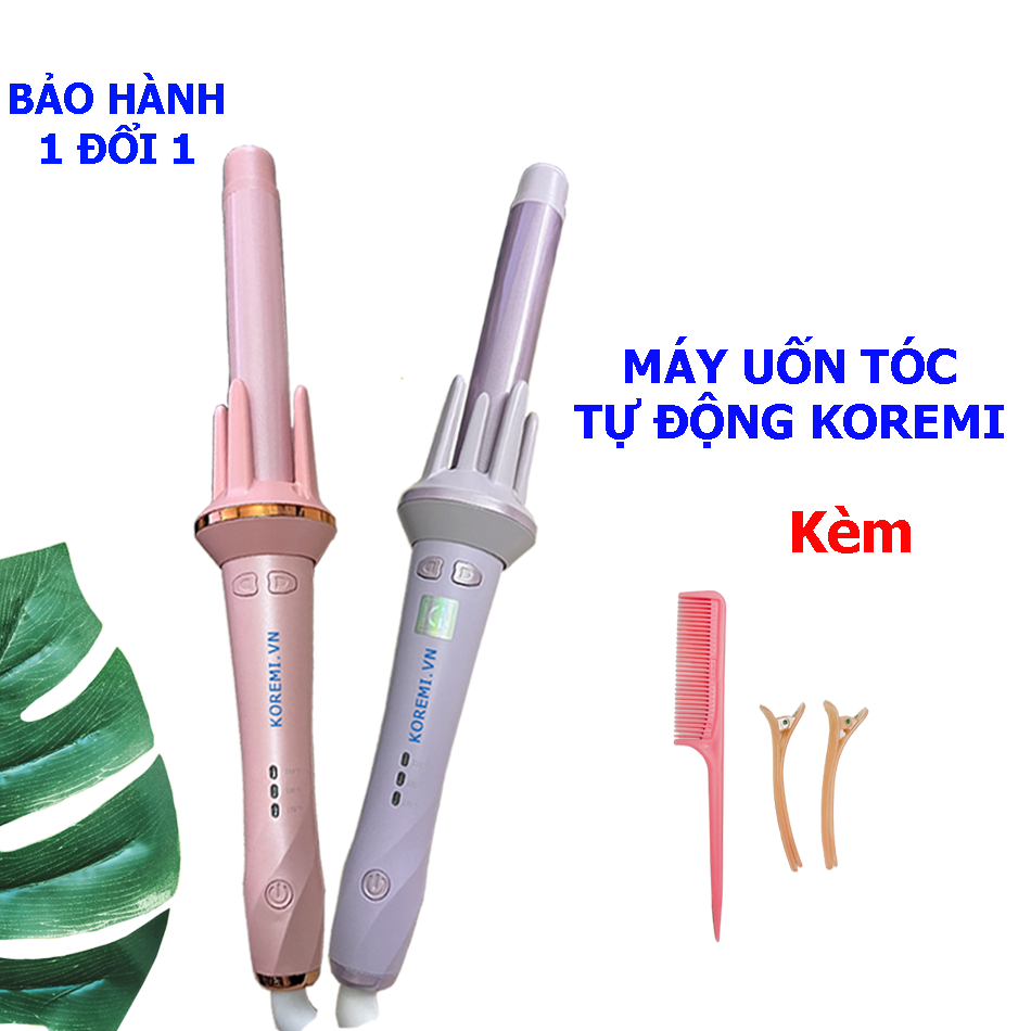 Máy uốn tóc xoăn tự động hàn quốc chỉnh nhiệt Cao cấp