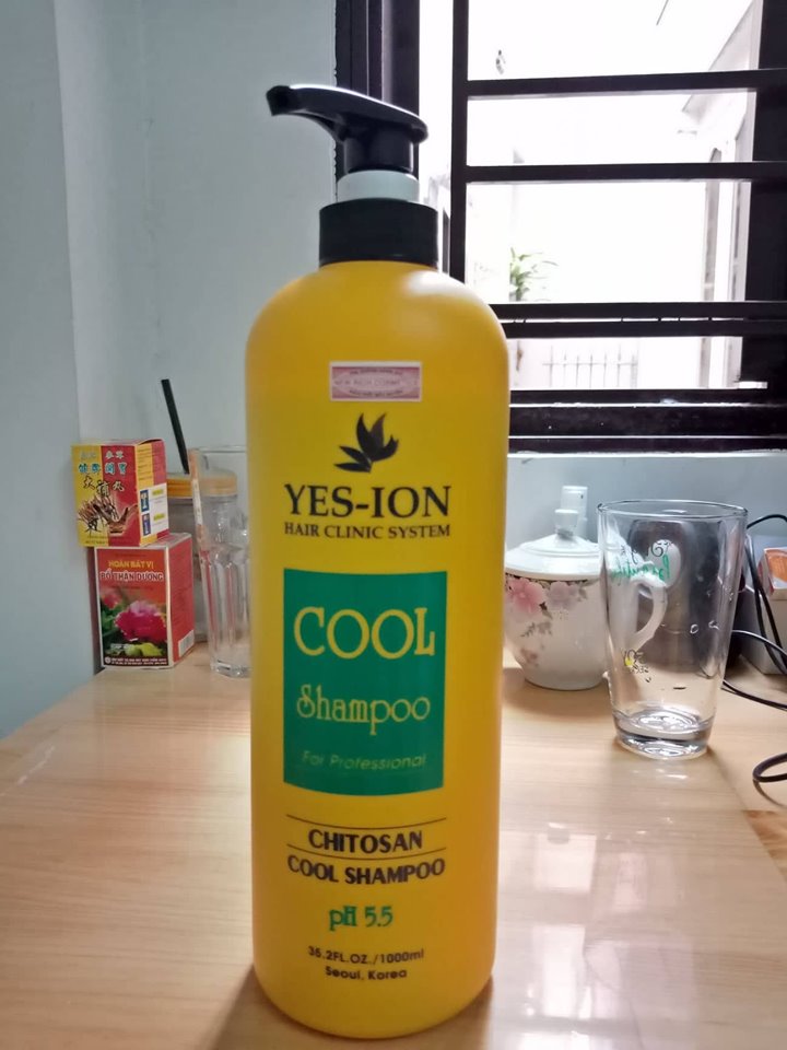 DẦU GỘI HOẶC XẢ COOL SIÊU LẠNH GIẢM STRESS CHITOSAN COOL SHAMPOO 1000ML - CCS1000