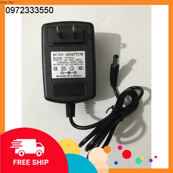 Nguồn nhựa 12v: 2a, 3a, 5a, adaptor 12v dientuquangtien