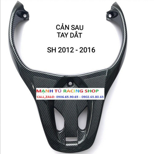 Ốp cảng sau SH CARBON , Tay Dắt SH CARBON 2012 - 2019
