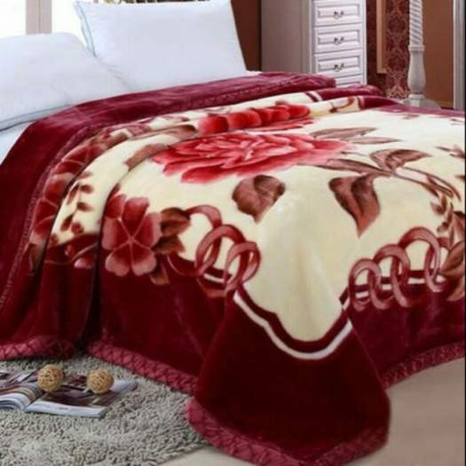 Chăn nhung lông tuyết mùa đông 2kg - chăn tuyết dày 1.8x2m - chăn tuyết