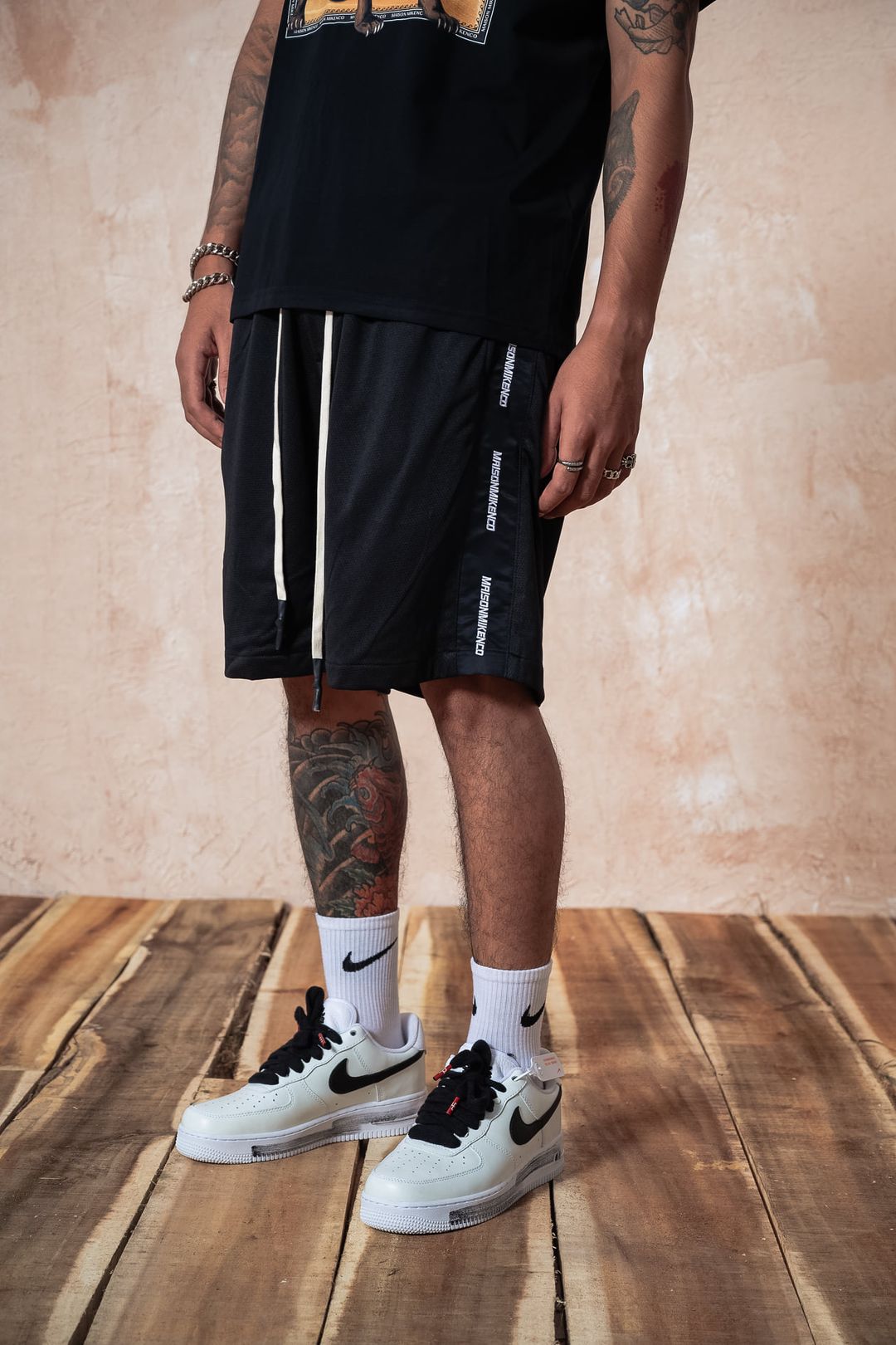 Quần short nam MIKENCO Double Tape Short