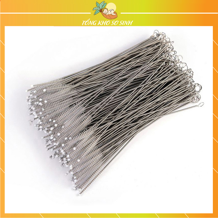 Dụng cụ cọ rửa bình sữa vệ sinh dây tubing máy hút sữa/ ống hút cốc của bé, cọ rửa cho dây nối hơi máy hút sữa, cọ thông bình sữa ống hút , cay co rua binh sua, dụng cụ vệ sinh bình sữa cho bé