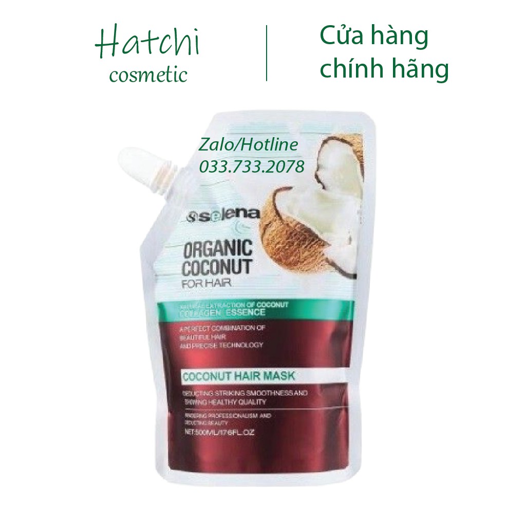 [RẺ VÔ ĐỊCH] HẤP TÓC HƯƠNG DỪA ORGANIC COCONUT 500ML