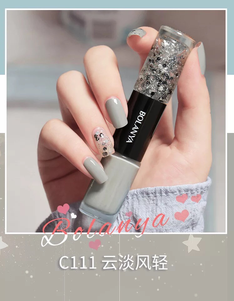 Sơn móng tay 2 đầu nhũ lì Gossman nhanh khô