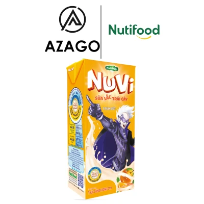 NuVi Thức Uống Hương Cam Sữa Lắc Trái Cây NC180AZ 180ml - Thương Hiệu NUTIFOOD - AZAGO