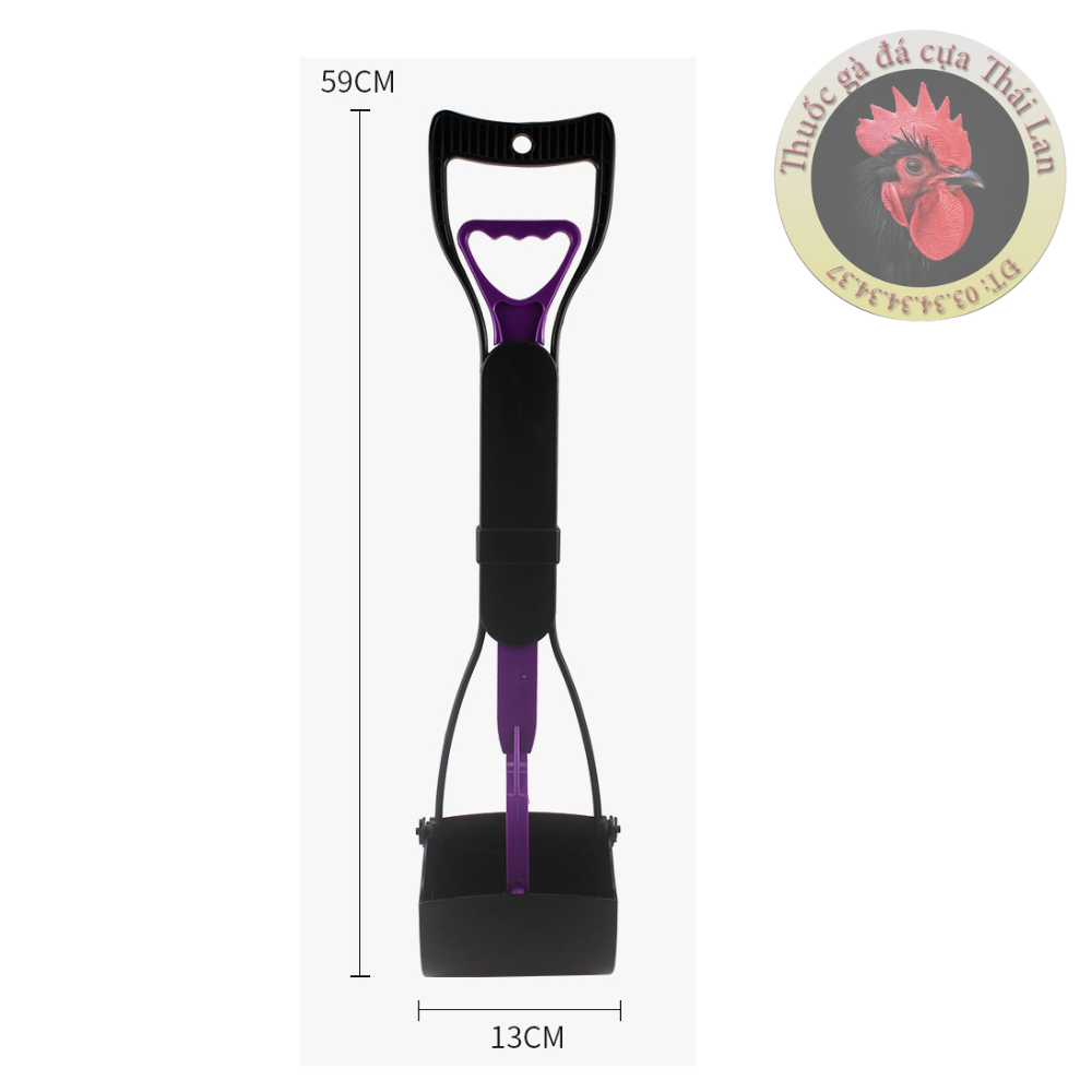 [HCM]DỤNG CỤ HỐT PHÂN ( dành cho chó mèo ) tiện lợi (kích thướt dài 60cm)