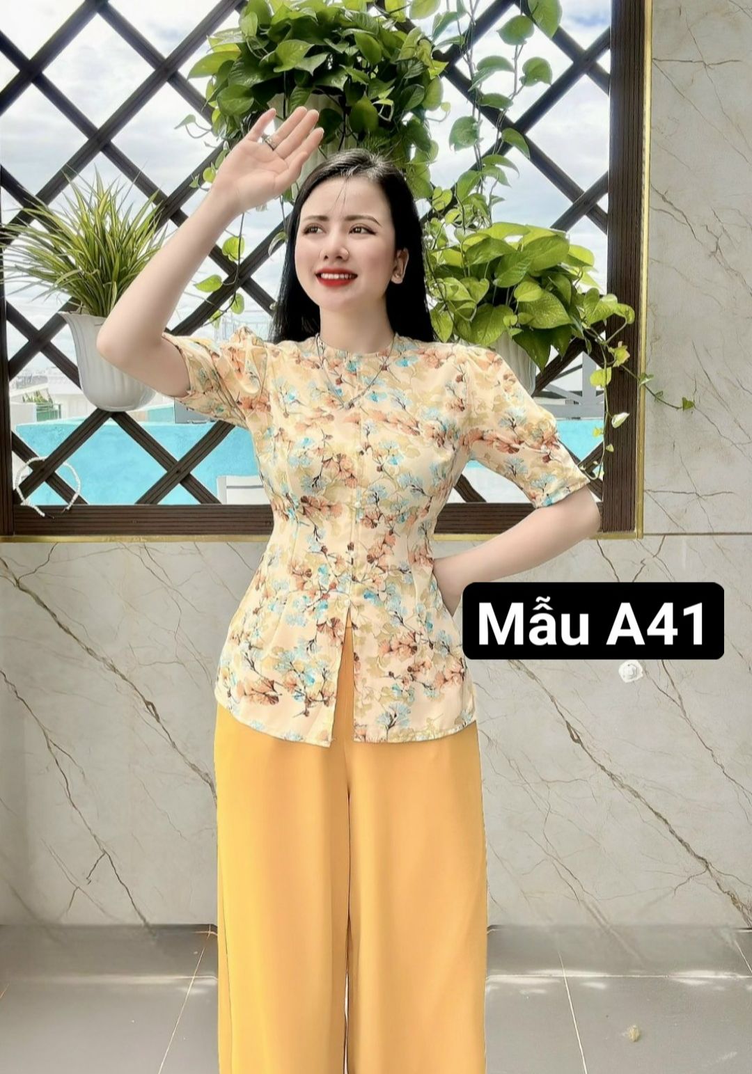 MẪU BÀ BA LỤA MANGO TAY PHỒNG SIZE 45KG - 70KG