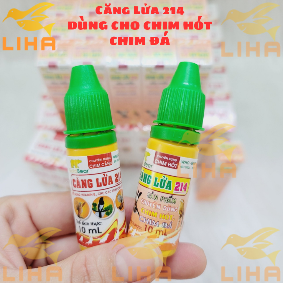 Căng Lửa 214 Chai 10ml - Giúp Chim Hót Hay