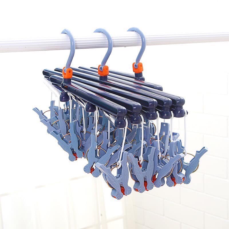 Móc Gấp Gọn Phơi Đồ Cho Em Bé - 29 Kẹp