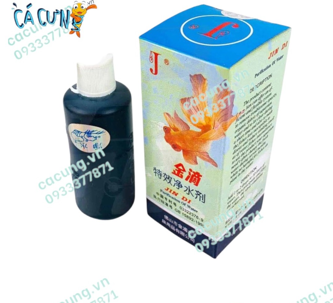 Chai Làm Trong Nước JinDi cho bể cá - Hàng Công ty